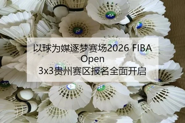 以球为媒逐梦赛场2026 FIBA Open 3x3贵州赛区报名全面开启（CS:GO）